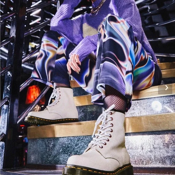 Dr. Martens 1460 Bejeweled Leather Boot - Picture 5 of 8